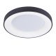 Lustre aplicate - Lustra LED cu telecomanda design slim SANTANA TOP 80 CCT BK