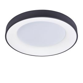 Lustre aplicate - Lustra LED cu telecomanda design slim SANTANA TOP 80 CCT BK