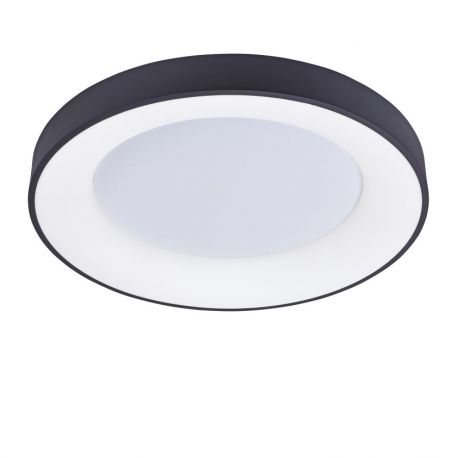 Lustre aplicate - Lustra LED cu telecomanda design slim SANTANA TOP 80 CCT BK