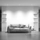 Spoturi tavan fals - Spot incastrabil design tehnic Share alb 7,5cm