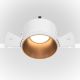 Spoturi tavan fals - Spot incastrabil design tehnic Share alb, auriu mat 7,5cm