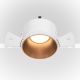 Spoturi tavan fals - Spot incastrabil design tehnic Share alb, auriu mat 7,5cm