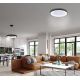 Lustre aplicate - Lustra LED cu telecomanda design slim SANTANA TOP 80 CCT CO
