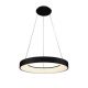 Lustra LED suspendata design circular SANTANA 38 3000K BK