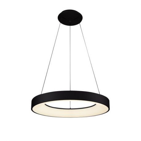Pendule, Lustre suspendate - Lustra LED suspendata design circular SANTANA 38 3000K BK