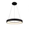 Lustra LED suspendata design circular SANTANA 38 3000K BK
