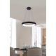Pendule, Lustre suspendate - Lustra LED suspendata design circular SANTANA 38 3000K BK