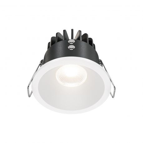 Spoturi tavan fals - Spot LED incastrabil design tehnic IP65 Zoom alb 6cm