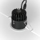Spoturi tavan fals - Spot LED incastrabil design tehnic IP65 Zoom alb 6cm