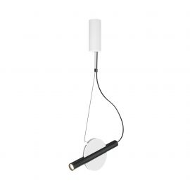 Pendule, Lustre suspendate - Pendul LED design modern Enigma alb