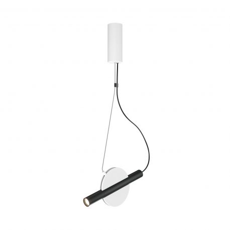 Pendule, Lustre suspendate - Pendul LED design modern Enigma alb