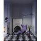 Aplice, corpuri de iluminat pentru pereti - Aplica LED de perete directionabila design modern Fad negru mat