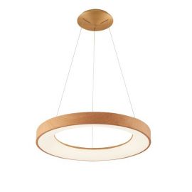 Pendule, Lustre suspendate - Lustra LED cu telecomanda design circular SANTANA 60 CCT WO