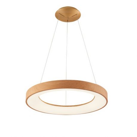 Pendule, Lustre suspendate - Lustra LED cu telecomanda design circular SANTANA 60 CCT WO