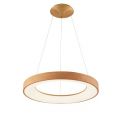 Lustra LED cu telecomanda design circular SANTANA 80 CCT WO