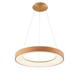 Pendule, Lustre suspendate - Lustra LED cu telecomanda design circular SANTANA 80 CCT WO