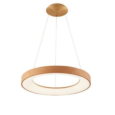 Pendule, Lustre suspendate - Lustra LED cu telecomanda design circular SANTANA 80 CCT WO