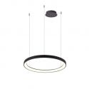 Lustra LED cu telecomanda design circular AGNES 48 DIMM CCT SWITCH BK