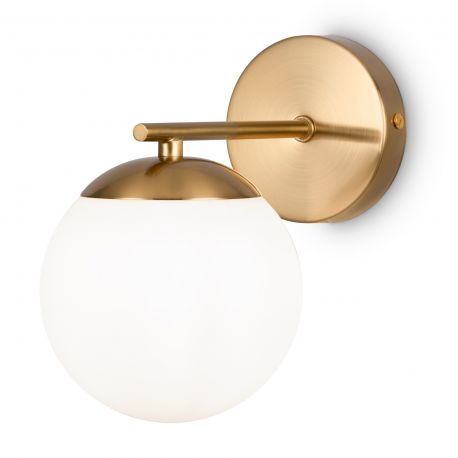 Aplice, corpuri de iluminat pentru pereti - Aplica de perete design modern Marble alama