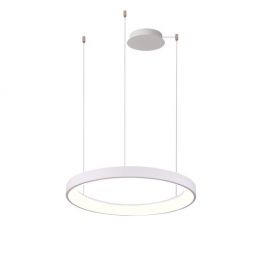 Pendule, Lustre suspendate - Lustra LED cu telecomanda design circular AGNES 58 DIMM CCT SWITCH WH
