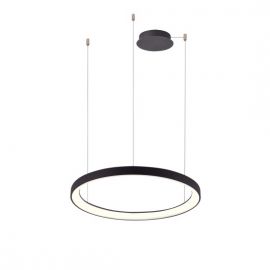 Pendule, Lustre suspendate - Lustra LED cu telecomanda design circular AGNES 58 DIMM CCT SWITCH BK