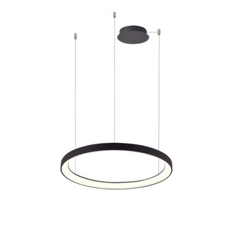 Pendule, Lustre suspendate - Lustra LED cu telecomanda design circular AGNES 58 DIMM CCT SWITCH BK
