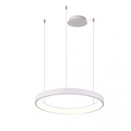 Pendule, Lustre suspendate - Lustra LED cu telecomanda design circular AGNES 78 DIMM CCT SWITCH WH