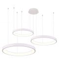Lustra LED XXL cu telecomanda design circular AGNES 38+58+78 DIMM CCT SWITCH WH