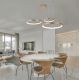 Pendule, Lustre suspendate - Lustra LED XXL cu telecomanda design circular AGNES 38+58+78 DIMM CCT SWITCH WH