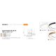 Pendule, Lustre suspendate - Lustra LED XXL cu telecomanda design circular AGNES 38+58+78 DIMM CCT SWITCH WH