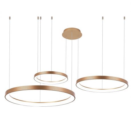 Pendule, Lustre suspendate - Lustra LED XXL cu telecomanda design circular AGNES 38+58+78 DIMM CCT SWITCH GO