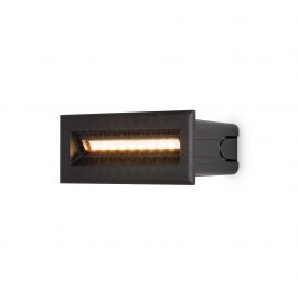 Spoturi - Spot LED incastrabil scari / perete exterior IP65 Bosca negru 13,7cm
