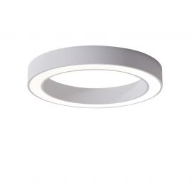 Lustre aplicate - Lustra LED cu telecomanda design slim circular MARCO TOP 60 CCT WH