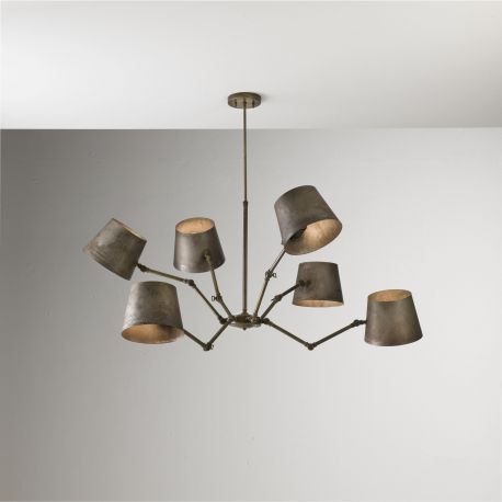 Pendule, Lustre suspendate - Lustra cu 6 brate articulate Reporter