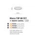 Lustre aplicate - Lustra LED cu telecomanda design slim circular MARCO TOP 60 CCT GO