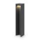 Stalpi - Stalp LED mic pentru iluminat exterior IP54 Essen gri H-45cm