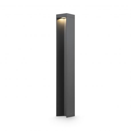 Stalpi - Stalp LED mic pentru iluminat exterior IP54 Essen gri H-65cm