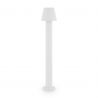 Stalp LED mic pentru iluminat exterior IP65 Harz alb