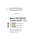 Lustre aplicate - Lustra LED XXL cu telecomanda design slim circular MARCO TOP 120 CCT WH