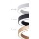 Lustre aplicate - Lustra LED XXL cu telecomanda design slim circular MARCO TOP 120 CCT WH
