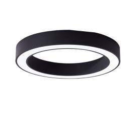 Lustre aplicate - Lustra LED XXL cu telecomanda design slim circular MARCO TOP 120 CCT BK