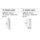 Stalpi - Stalp LED mic pentru iluminat exterior IP65 Hof grafit
