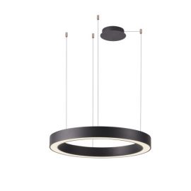 Pendule, Lustre suspendate - Lustra LED cu telecomanda design circular MARCO 60 CCT BK