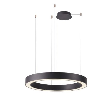 Pendule, Lustre suspendate - Lustra LED cu telecomanda design circular MARCO 100 CCT BK