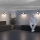 Aplice - Aplica LED de perete exterior design modern IP54 Paso negru