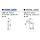 Aplice - Aplica LED de perete exterior design modern IP54 Paso negru