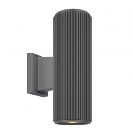 Aplice - Aplica de perete exterior Up & Down, protectie IP54 Rando gri