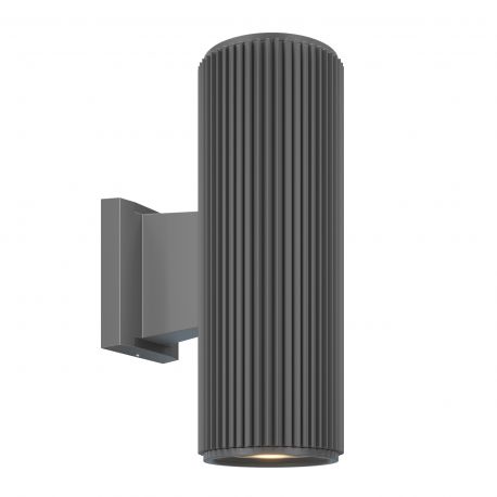 Aplice - Aplica de perete exterior Up & Down, protectie IP54 Rando gri