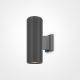 Aplice - Aplica de perete exterior Up & Down, protectie IP54 Rando gri