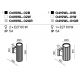 Aplice - Aplica de perete exterior Up & Down, protectie IP54 Rando gri